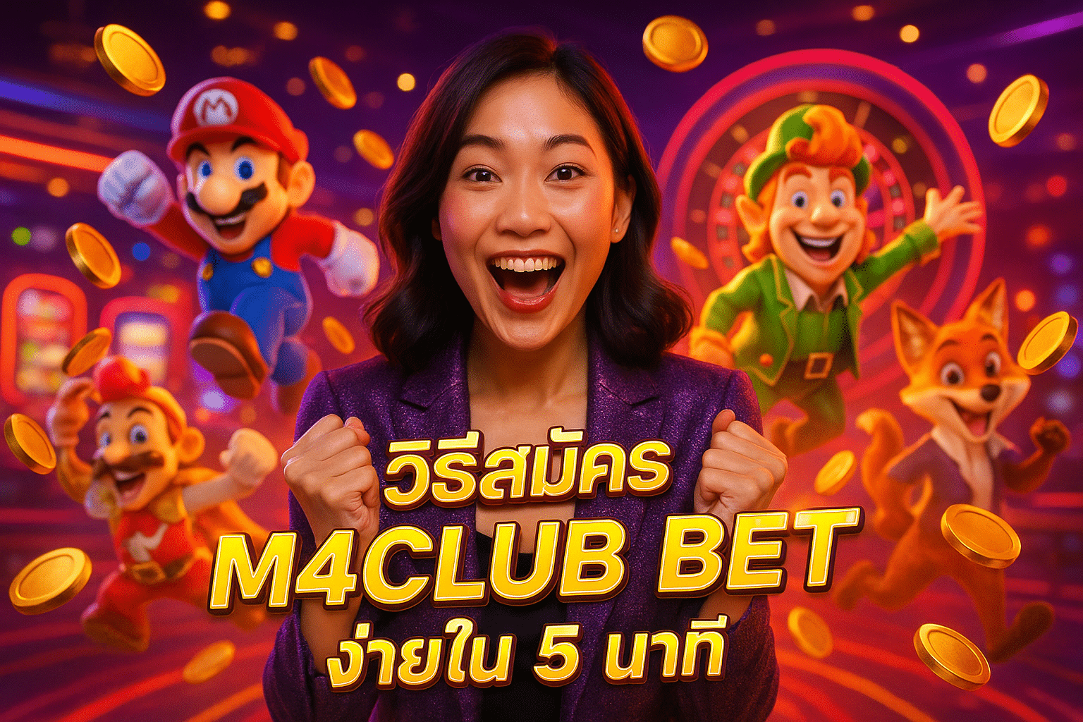 วิธีสมัคร M4CLUB BET ง่ายใน 5 นาที