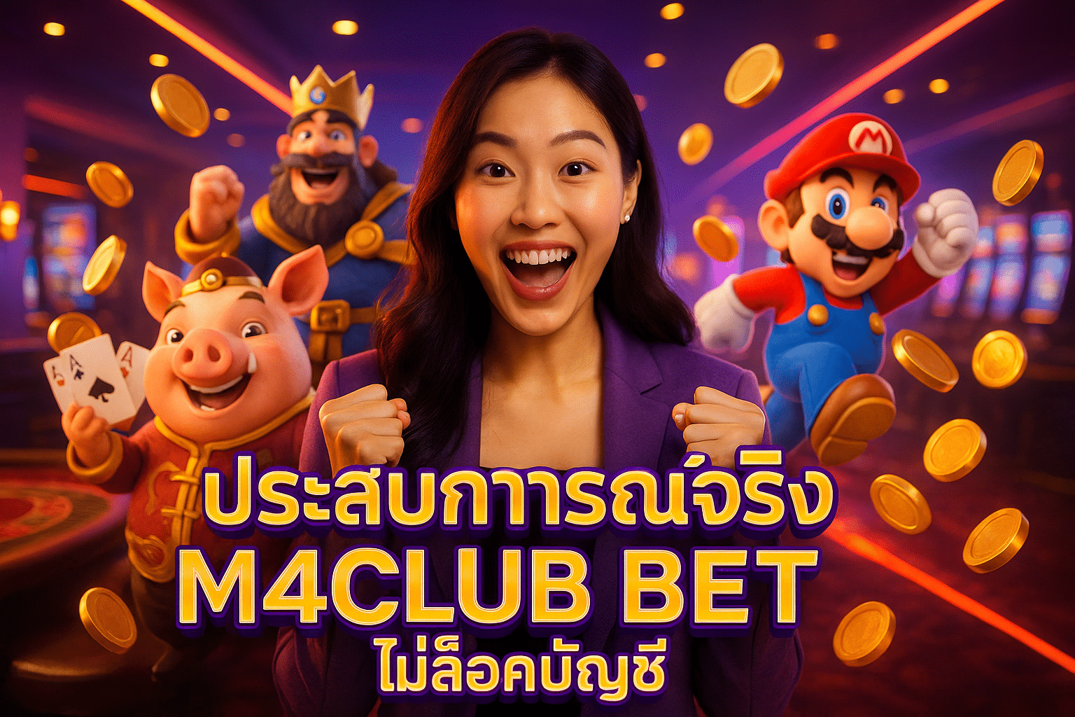 ประสบการณ์จริง M4CLUB BET ไม่ล็อคบัญชี
