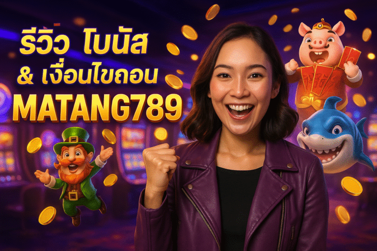 โบนัส & เงื่อนไขถอน MATANG789